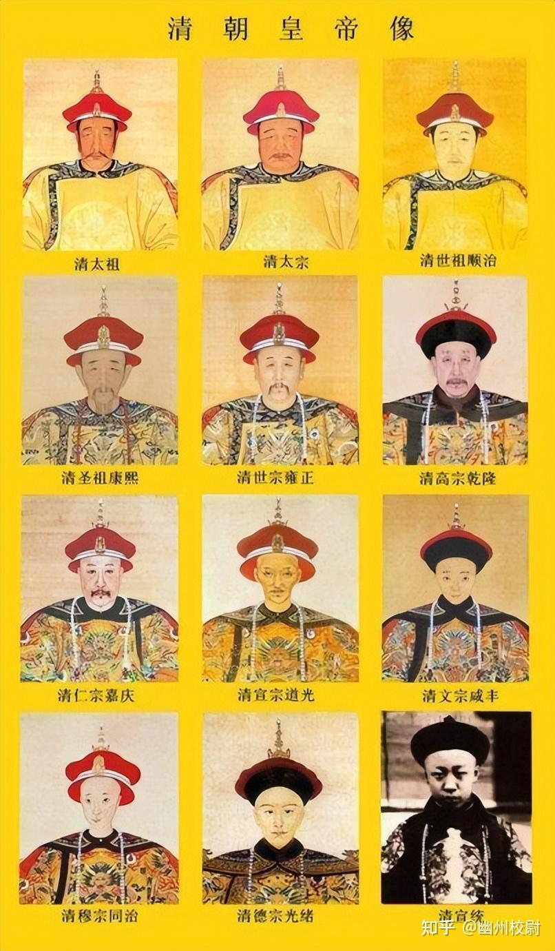 清朝皇帝画像